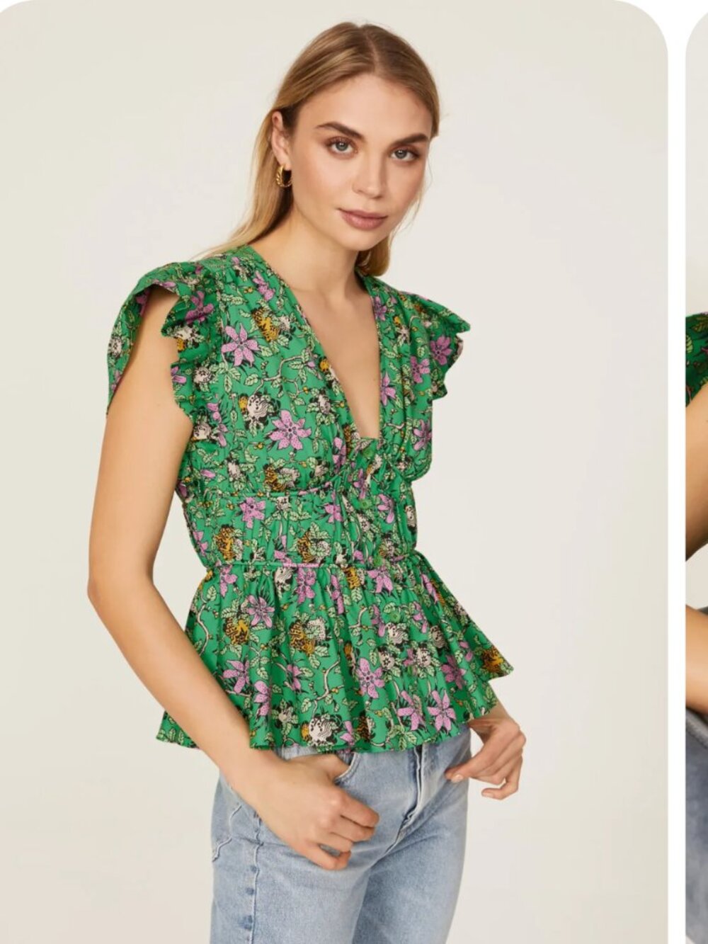 Derek Lam 10 Crosby Roselyn Top Size 6